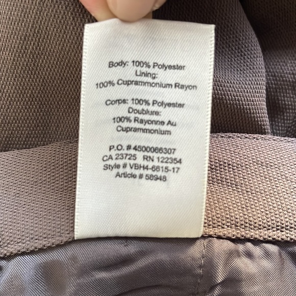 WILFRED // brown wide leg cropped “Lalament” pant (8 ) - Picture 5 of 5